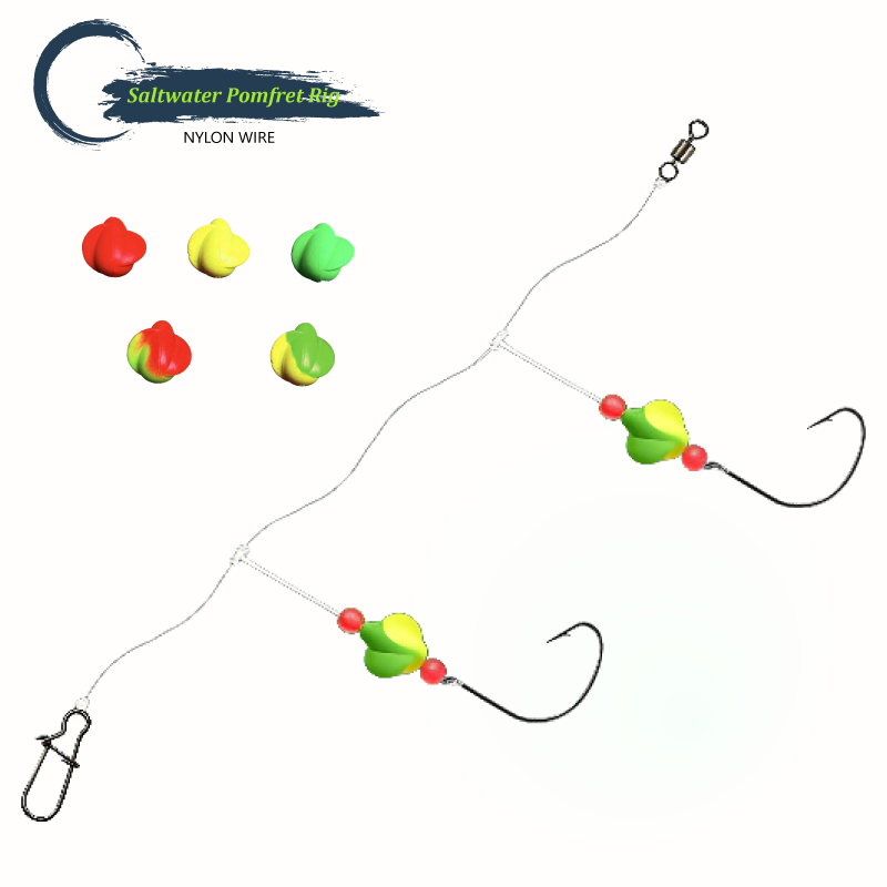 Snell Fishing Rig - 3/6Pcs Pompano Rigs Snell Float, Surf