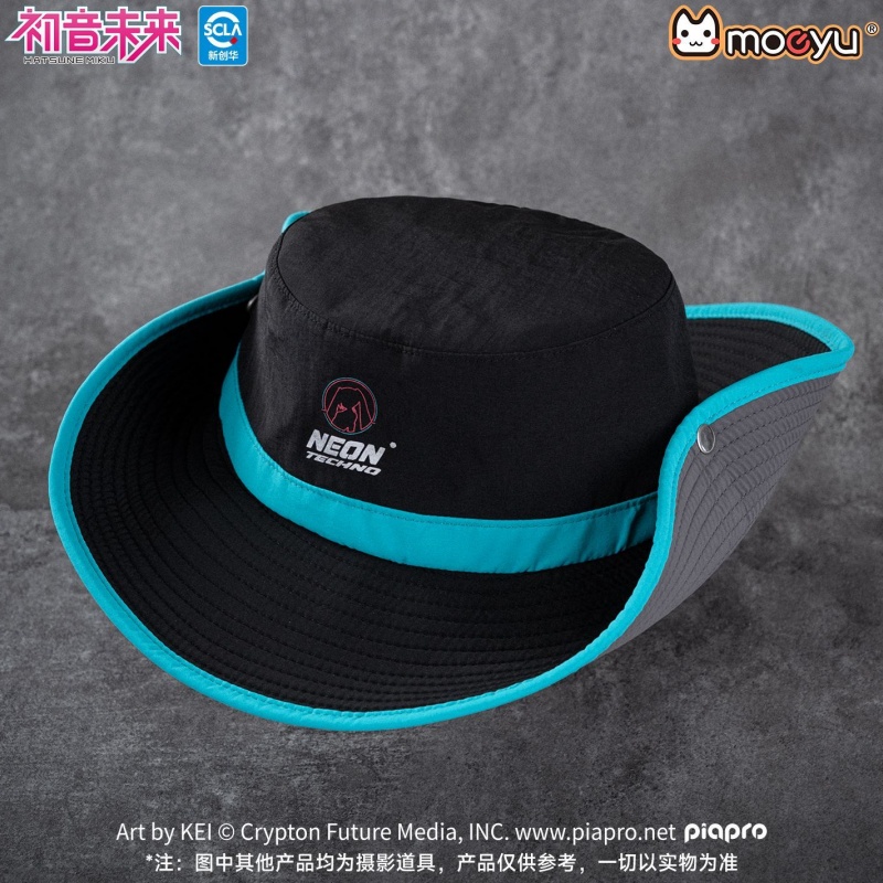 Fishing Equipment For Beginners - Moeyu Hatsune Miku Fisherman Hat Neon