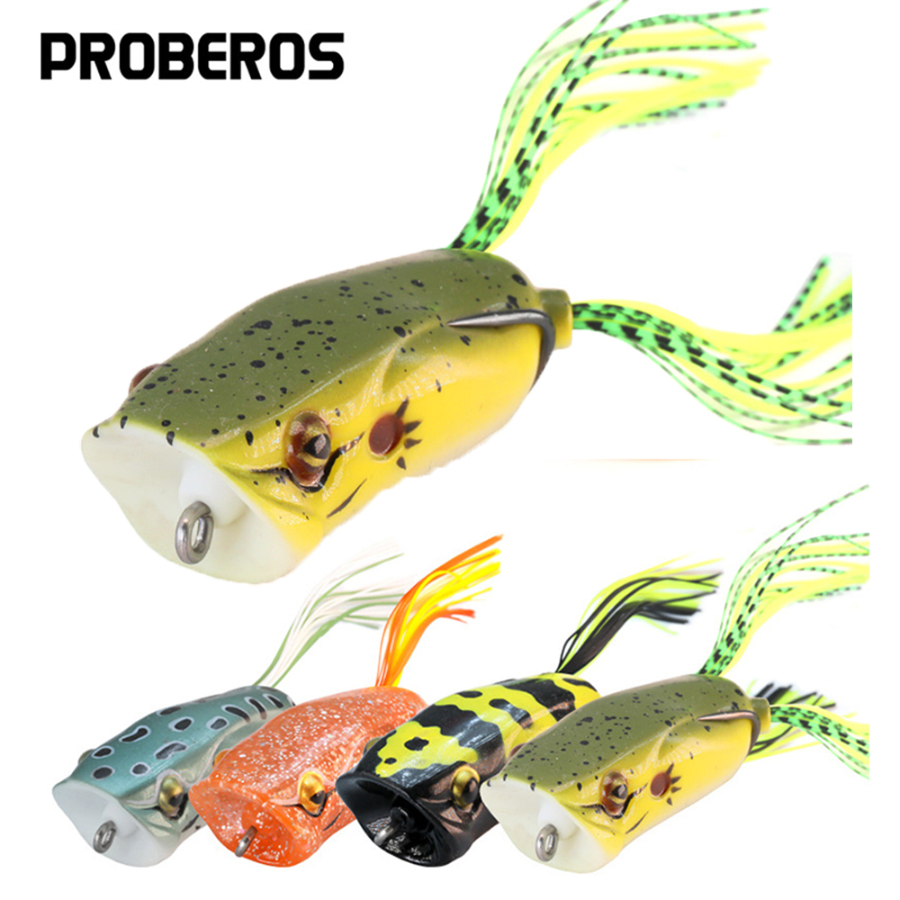 Soft Plastic Lure - Big Mouth Topwater Frog Lures Durable