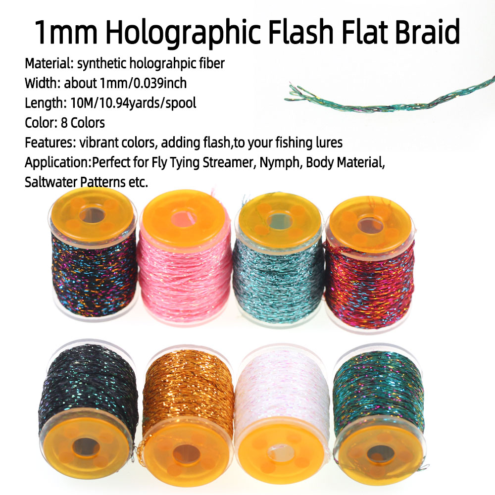 10m/Spool 1mm Holographic Flas - огляд і ціна Fishing Equipment Bundle