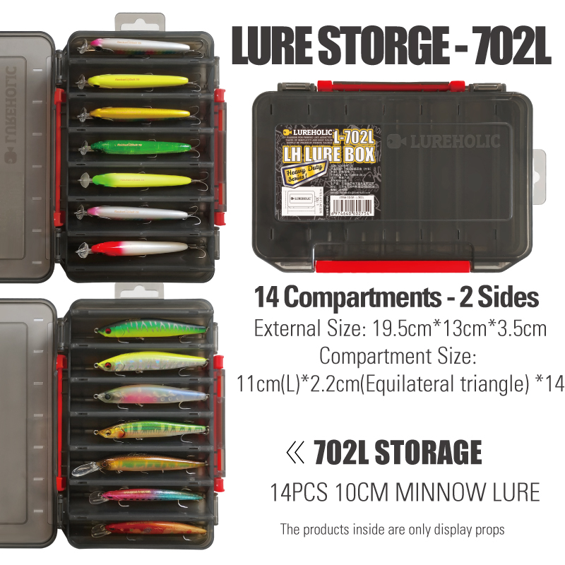 LUREHOLIC Lure Box FishingTack - огляд і ціна Soft Plastic Lure