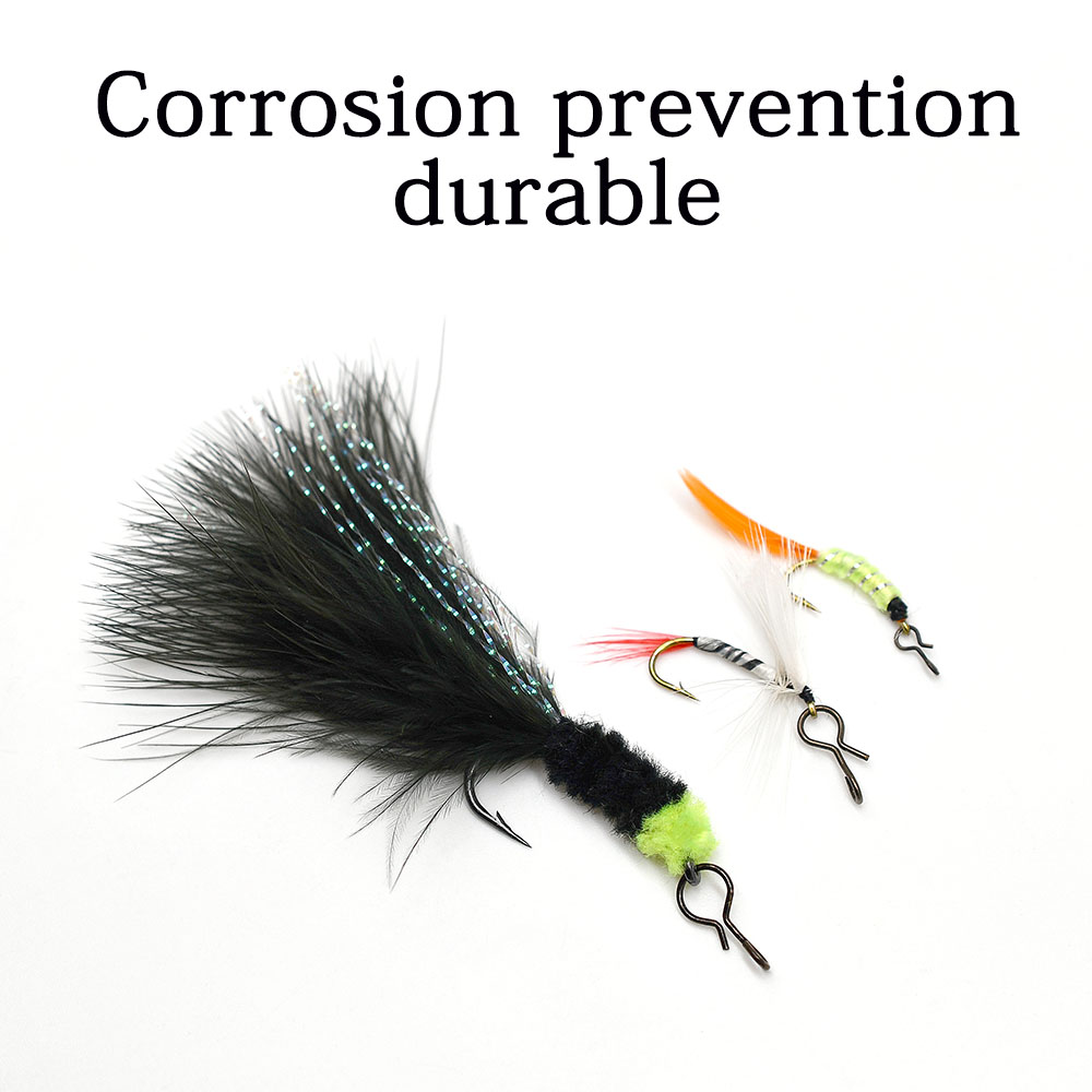 MNFT 50Pcs Fly Fishing Snap Qu - огляд і ціна Fishing Equipment Fly