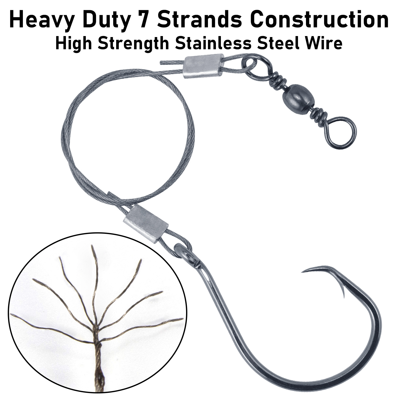 5pcs Surf Fishing Rig with 1/0 - огляд і ціна Snell Fishing Rig