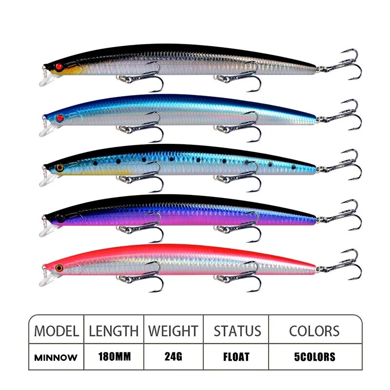 Minnow Fishing Lure Laser Hard - огляд і ціна Fishing Equipment Lures