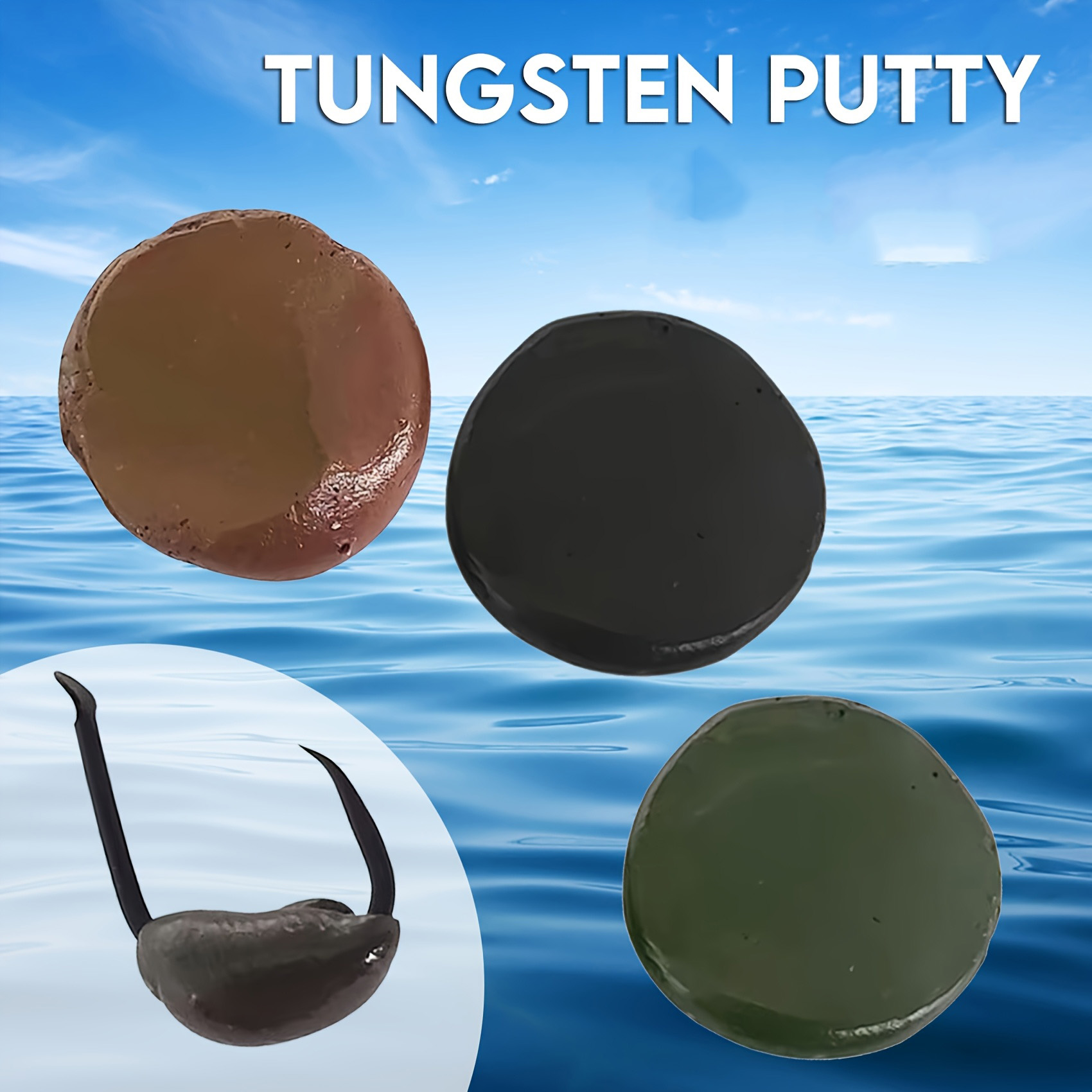 Tungsten Putty 0.5oz(15g) Tika - огляд і ціна Fishing Equipment Fly