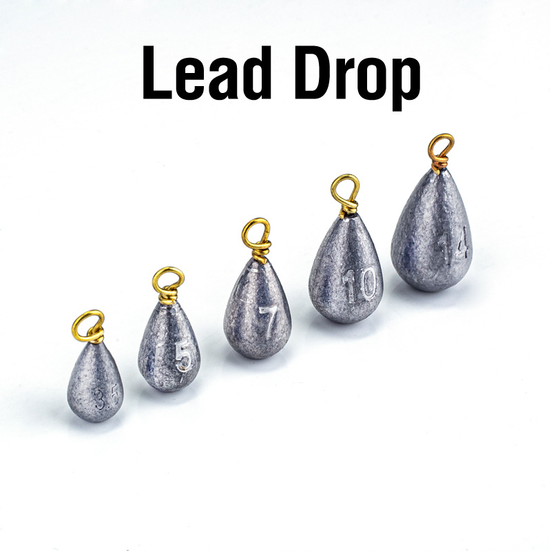 22Pcs/Box Fishing Sinkers Drop - огляд і ціна Tackle Box