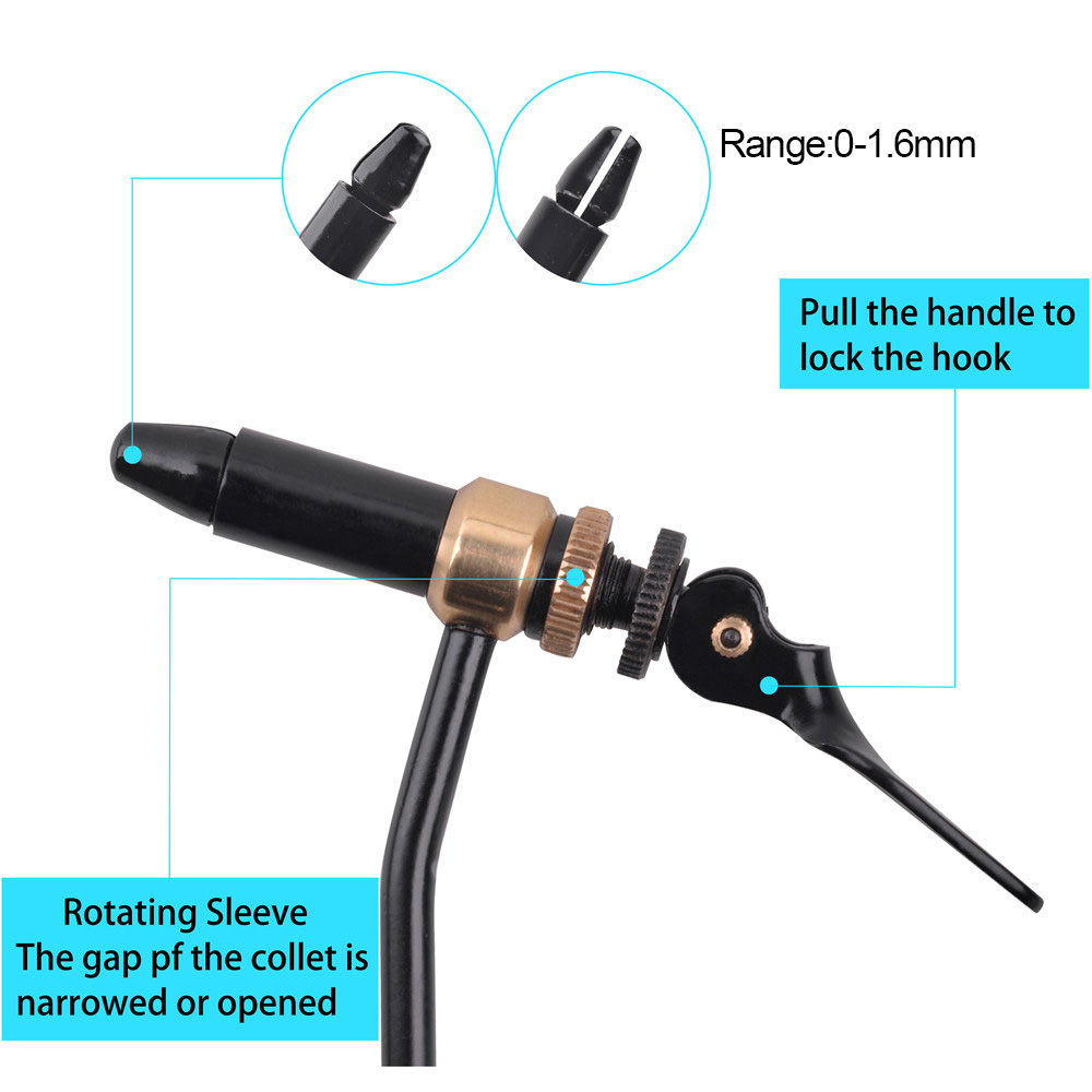 Rotary Fly Tying Vise Tool Saf - огляд і ціна Fishing Equipment Fly