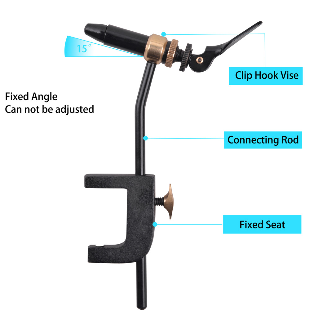 Rotary Fly Tying Vise Tool Saf - огляд і ціна Fishing Equipment Fly
