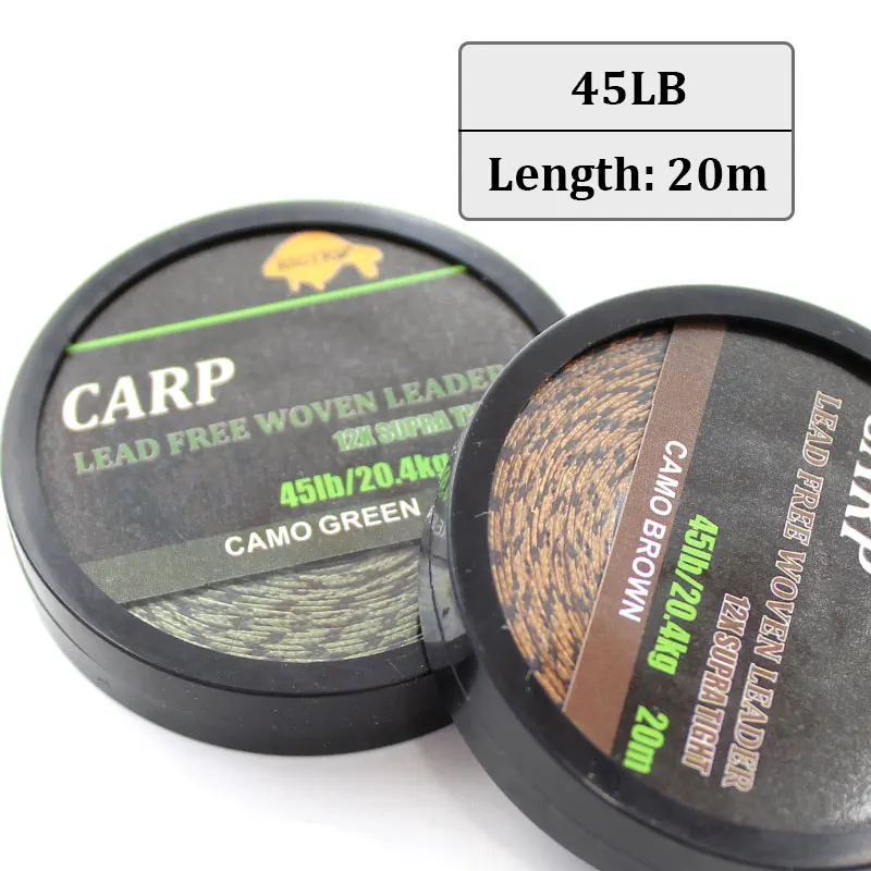 20m Carp Fishing Leader Line L - огляд і ціна Fishing Equipment Bundle