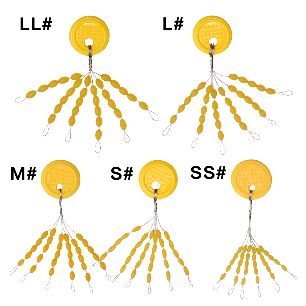 180pcs Rubber Fishing Float St - огляд і ціна Fishing Equipment Lures