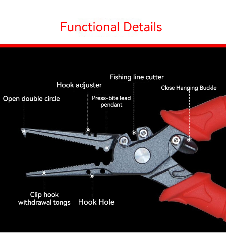 High-Precision Luya Pliers Mul - огляд і ціна Fishing Equipment Price