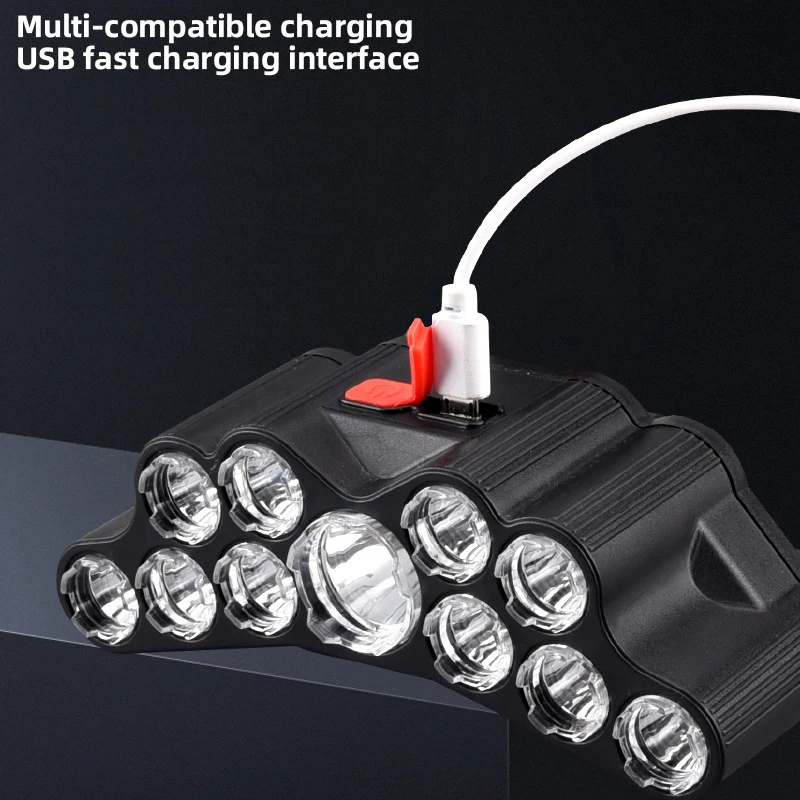 11 LED Headlamp Strong Light H - огляд і ціна Fishing Headlamp