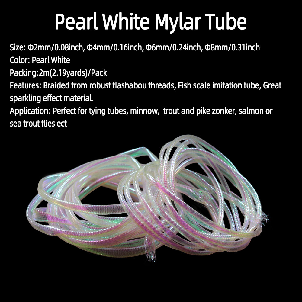 4/8m Braided Pearl White Mylar - огляд і ціна Fishing Equipment Bundle