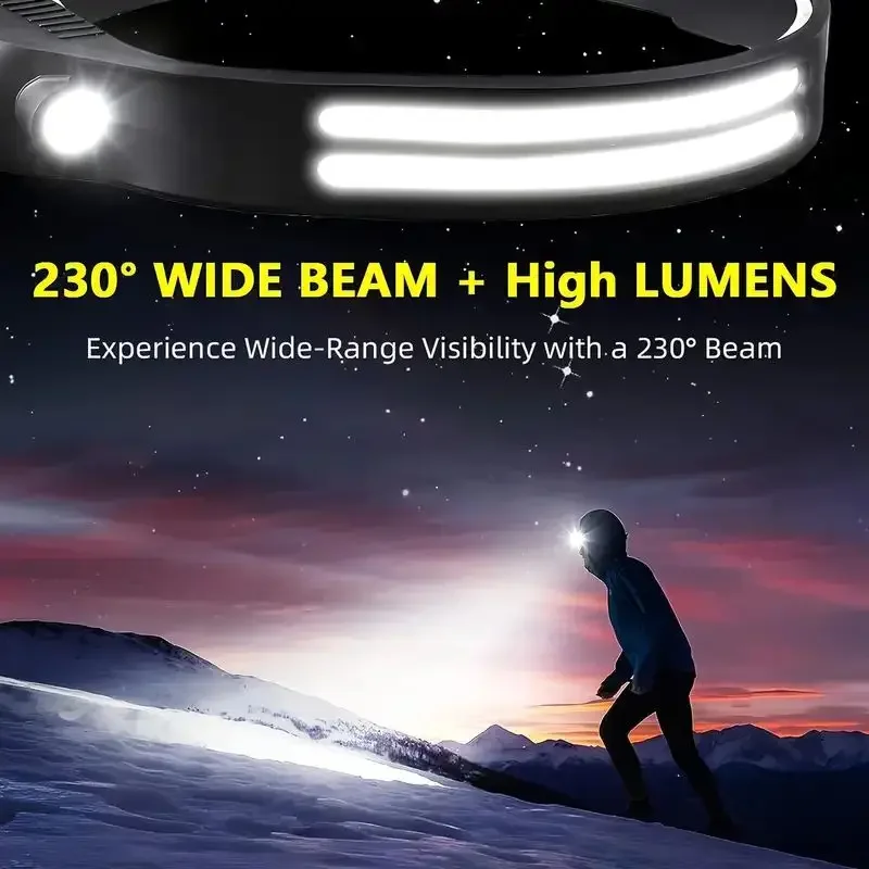 LED Sensor Headlamp Built-in B - огляд і ціна Fishing Headlamp