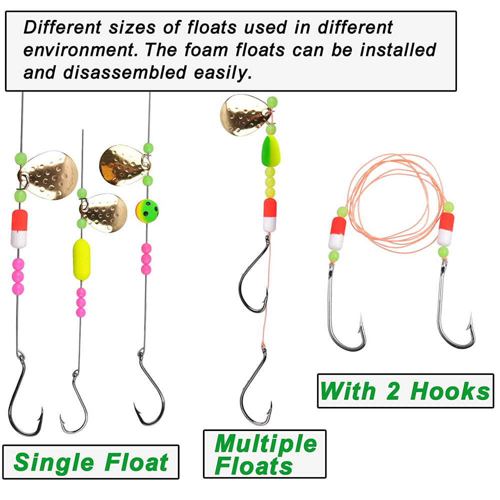 50Pcs Fishing Rig Floats Foam  - огляд і ціна Snell Fishing Rig