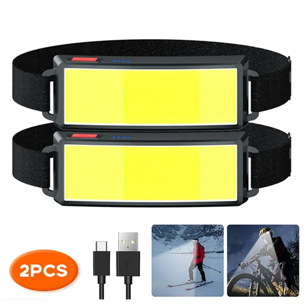 COB Portable LED Headlights Ou - огляд і ціна Fishing Headlamp