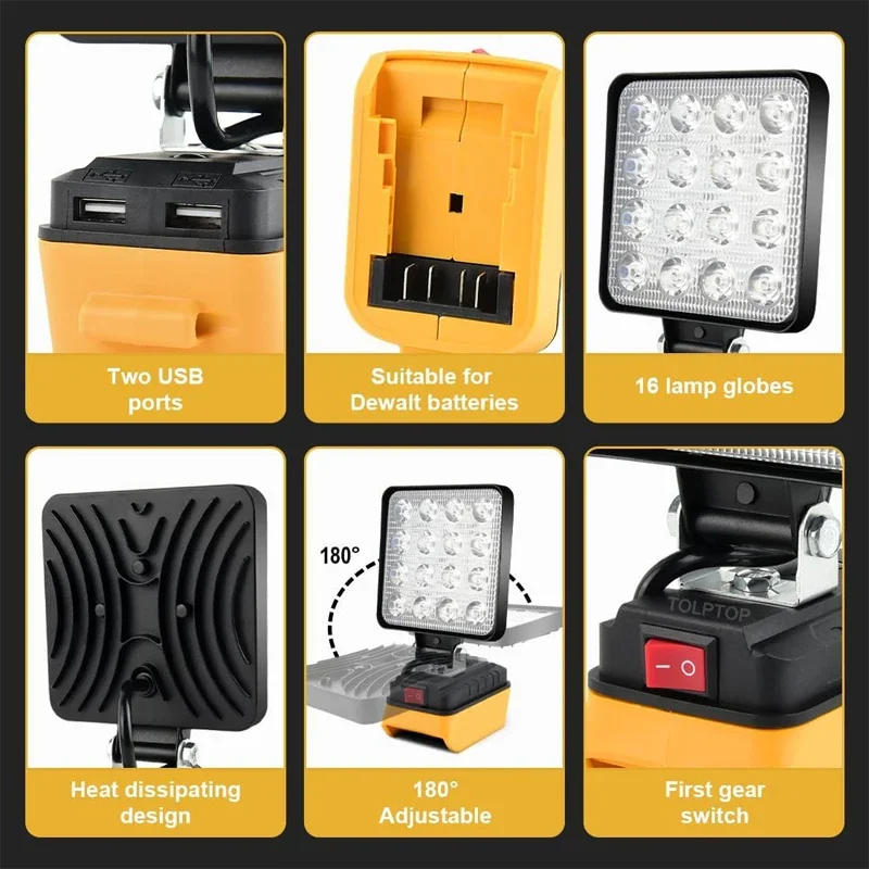 4Inch Led Light Handheld Spotl - огляд і ціна Fishing Equipment For Beginners