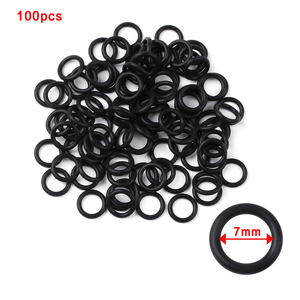 100 PCs Black Rubber O-Rings S - огляд і ціна Fishing Equipment For Beginners