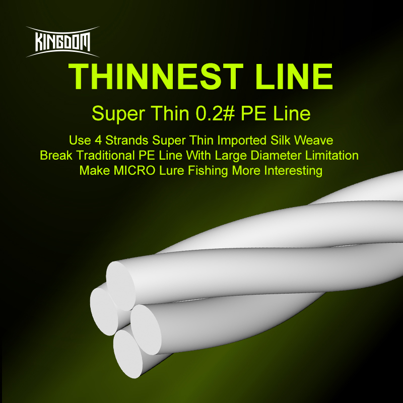 Kingdom THINNEST LINE Super Th - огляд і ціна Fishing Equipment Bundle