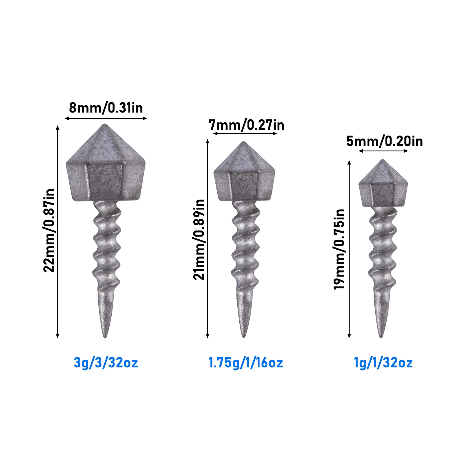 10pcs Fishing Insert Weight Si - огляд і ціна Fishing Equipment Lures