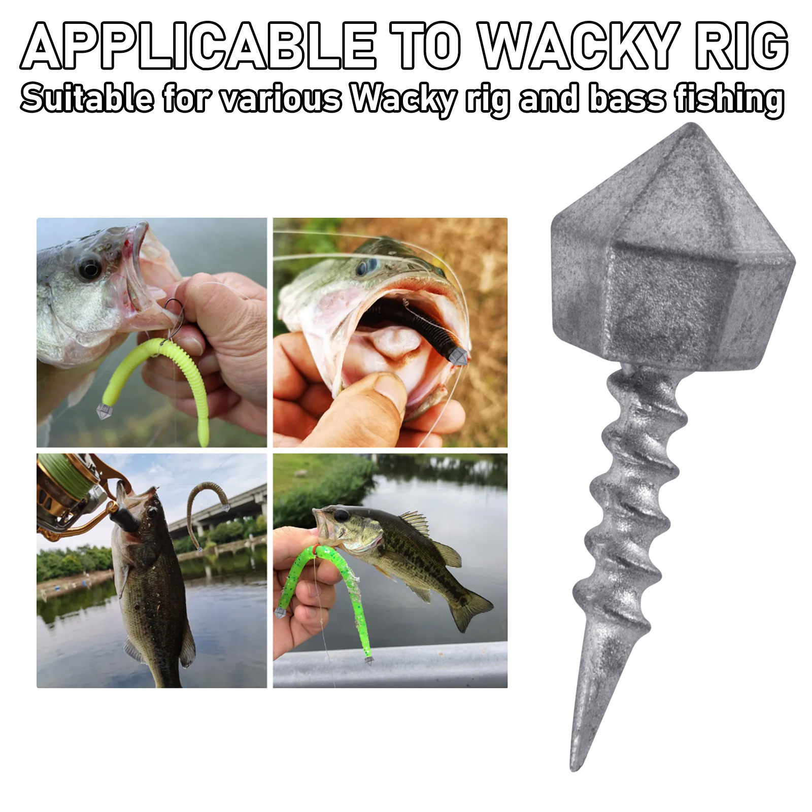 10pcs Fishing Insert Weight Si - огляд і ціна Fishing Equipment Lures