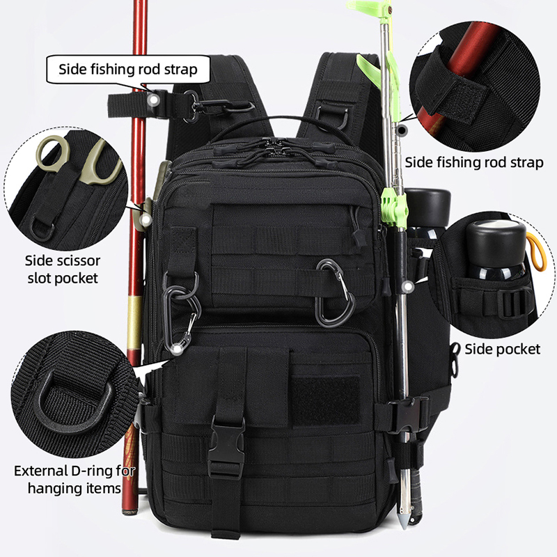 Camping Tactical Backpack Trav - огляд і ціна Fishing Equipment Bag