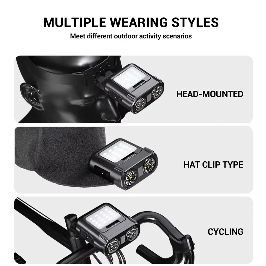 Sensor COB LED Headlamp Cap Cl - огляд і ціна Fishing Headlamp