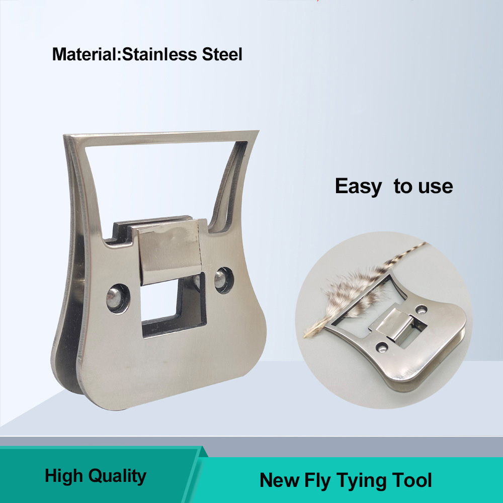 1/2pcs Fly Tying Hackle Clamp  - огляд і ціна Fishing Equipment Fly