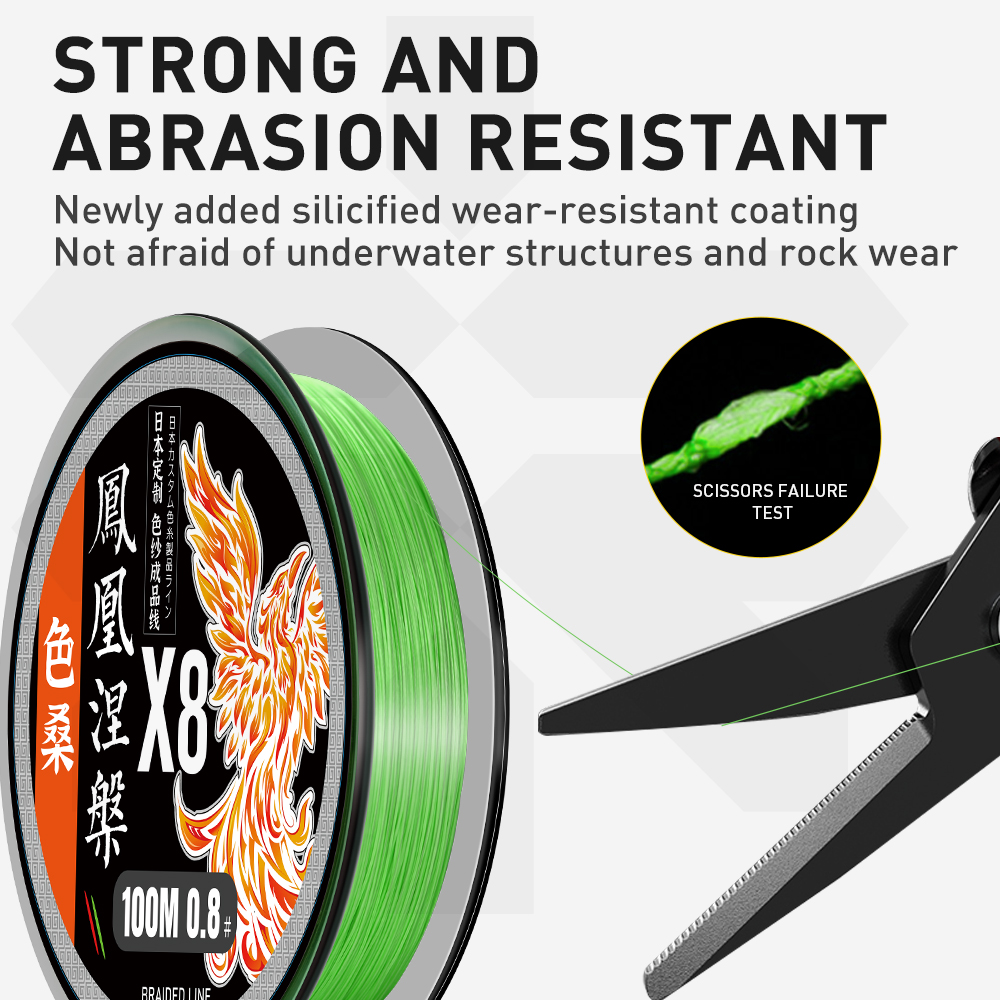 ZUKIBO Phoenix 8 Strand PE Bra - огляд і ціна Fishing Equipment Bundle
